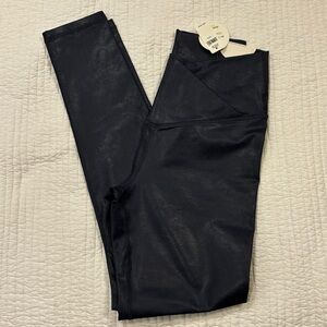 Spanx Black Faux Leather Leggings